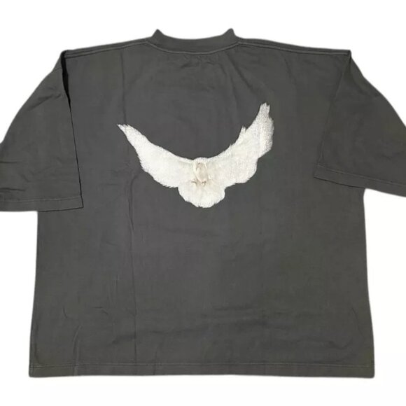 Yeezy Gap Engineered by Balenciaga Dove 3/4 Sleeve Tee |Size: XL| Charcoal NWOT - Picture 2 of 3